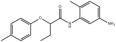 N-(5-Amino-2-methylphenyl)-2-(4-methylphenoxy)-butanamide Struktur