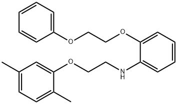 N-[2-(2,5-Dimethylphenoxy)ethyl]-2-(2-phenoxyethoxy)aniline Struktur