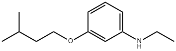 N-Ethyl-3-(isopentyloxy)aniline Struktur