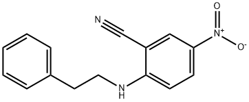 5-nitro-2-[(2-phenylethyl)amino]benzonitrile Struktur