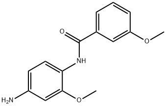 N-(4-amino-2-methoxyphenyl)-3-methoxybenzamide Struktur