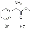 methyl amino(3-bromophenyl)acetate hydrochloride Struktur