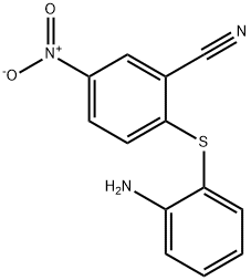 2-[(2-aminophenyl)thio]-5-nitrobenzonitrile Struktur