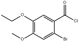 2-bromo-5-ethoxy-4-methoxybenzoyl chloride Struktur