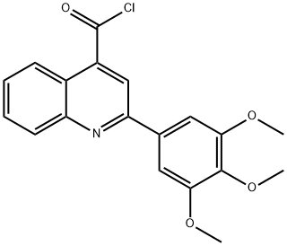 2-(3,4,5-trimethoxyphenyl)quinoline-4-carbonyl chloride Struktur