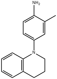 4-[3,4-Dihydro-1(2H)-quinolinyl]-2-methylaniline Struktur