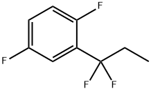 2-(1,1-Difluoropropyl)-1,4-difluorobenzene Struktur