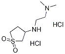 N'-(1,1-Dioxo-tetrahydro-1lambda*6*-thiophen-3-yl)-N,N-dimethyl-ethane-1,2-diamine dihydrochloride Struktur