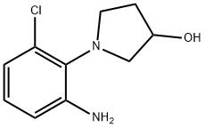 1-(2-Amino-6-chlorophenyl)-3-pyrrolidinol Struktur