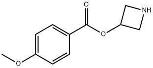 3-Azetidinyl 4-methoxybenzoate Struktur