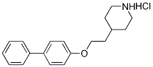 4-[2-([1,1'-Biphenyl]-4-yloxy)ethyl]piperidinehydrochloride Struktur