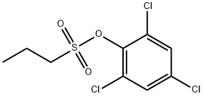 2,4,6-Trichlorophenyl 1-propanesulfonate Struktur