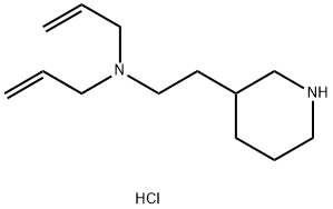 N-Allyl-N-[2-(3-piperidinyl)ethyl]-2-propen-1-amine dihydrochloride Struktur