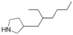 3-(2-Ethylhexyl)pyrrolidine Struktur