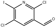 2,5-Dichloro-6-iodonicotinaldehyde Struktur