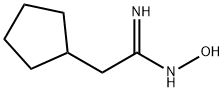 2-Cyclopentyl-N'-hydroxyethanimidamide Struktur