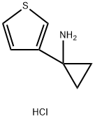 [1-(3-Thienyl)cyclopropyl]amine hydrochloride Struktur