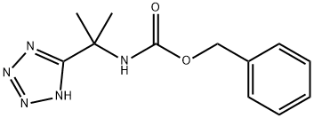 Benzyl N-[2-(1H-1,2,3,4-tetrazol-5-yl)-propan-2-yl]carbamate Struktur