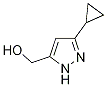 (3-Cyclopropyl-1H-pyrazol-5-yl)methanol Struktur