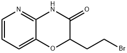 2-(2-Bromoethyl)-2H,3H,4H-pyrido-[3,2-b][1,4]oxazin-3-one Struktur