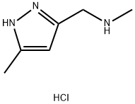 Methyl-(5-methyl-1H-pyrazol-3-ylmethyl)-amine dihydrochloride Struktur