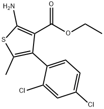 2-アミノ-4-(2,4-ジクロロフェニル)-5-メチルチオフェン-3-カルボン酸エチル price.