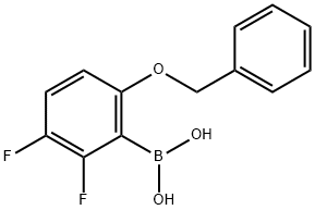 2,3-Difluoro-6-benzyloxyphenylboronic acid Struktur