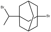 1-BROMO-3-(1-BROMOETHYL)ADAMANTANE Struktur