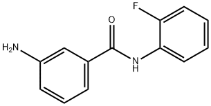 3-AMINO-N-(2-FLUOROPHENYL)BENZAMIDE Struktur