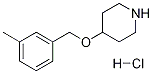 4-[(3-METHYLBENZYL)OXY]PIPERIDINE HYDROCHLORIDE Struktur