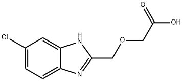 [(5-Chloro-1H-benzimidazol-2-yl)methoxy]-acetic acid Struktur