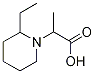 2-(2-Ethylpiperidin-1-yl)propanoic acid Struktur