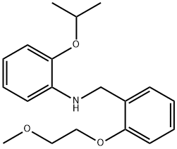 2-Isopropoxy-N-[2-(2-methoxyethoxy)benzyl]aniline Struktur