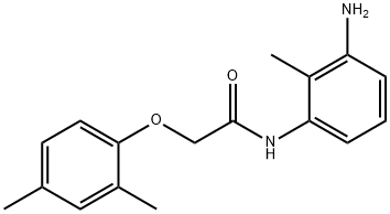 N-(3-Amino-2-methylphenyl)-2-(2,4-dimethylphenoxy)acetamide Struktur