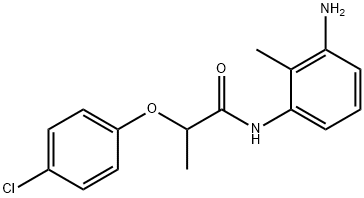 N-(3-Amino-2-methylphenyl)-2-(4-chlorophenoxy)-propanamide Struktur