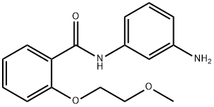 N-(3-Aminophenyl)-2-(2-methoxyethoxy)benzamide Struktur