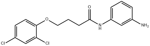 N-(3-Aminophenyl)-4-(2,4-dichlorophenoxy)-butanamide Struktur