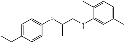 N-[2-(4-Ethylphenoxy)propyl]-2,5-dimethylaniline Struktur