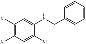 N-Benzyl-2,4,5-trichloroaniline Struktur