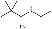 N-ethyl-2,2-dimethyl-1-propanamine hydrochloride Struktur