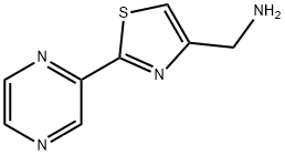 (2-pyrazin-2-yl-1,3-thiazol-4-yl)methylamine Struktur