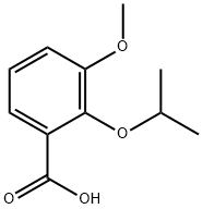 2-isopropoxy-3-methoxybenzoic acid Struktur