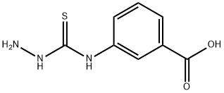 3-[(hydrazinocarbonothioyl)amino]benzoic acid Struktur