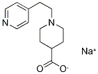 sodium 1-(2-pyridin-4-ylethyl)piperidine-4-carboxylate Struktur