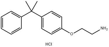 {2-[4-(1-methyl-1-phenylethyl)phenoxy]ethyl}amine hydrochloride Struktur