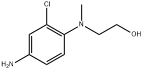 2-(4-Amino-2-chloromethylanilino)-1-ethanol Struktur