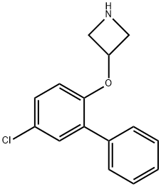 3-Azetidinyl 5-chloro[1,1'-biphenyl]-2-yl ether Struktur