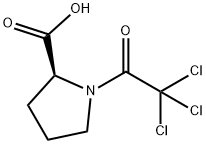 1-(2,2,2-Trichloroacetyl)proline Struktur