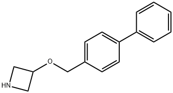 3-([1,1'-Biphenyl]-4-ylmethoxy)azetidine Struktur