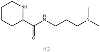 N-[3-(Dimethylamino)propyl]-2-piperidinecarboxamide dihydrochloride Struktur